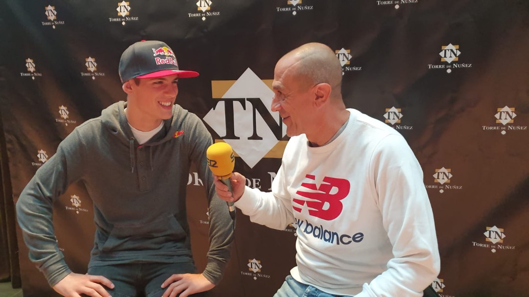Jorge Prado visita Valladolid antes de debutar en la categoría reina