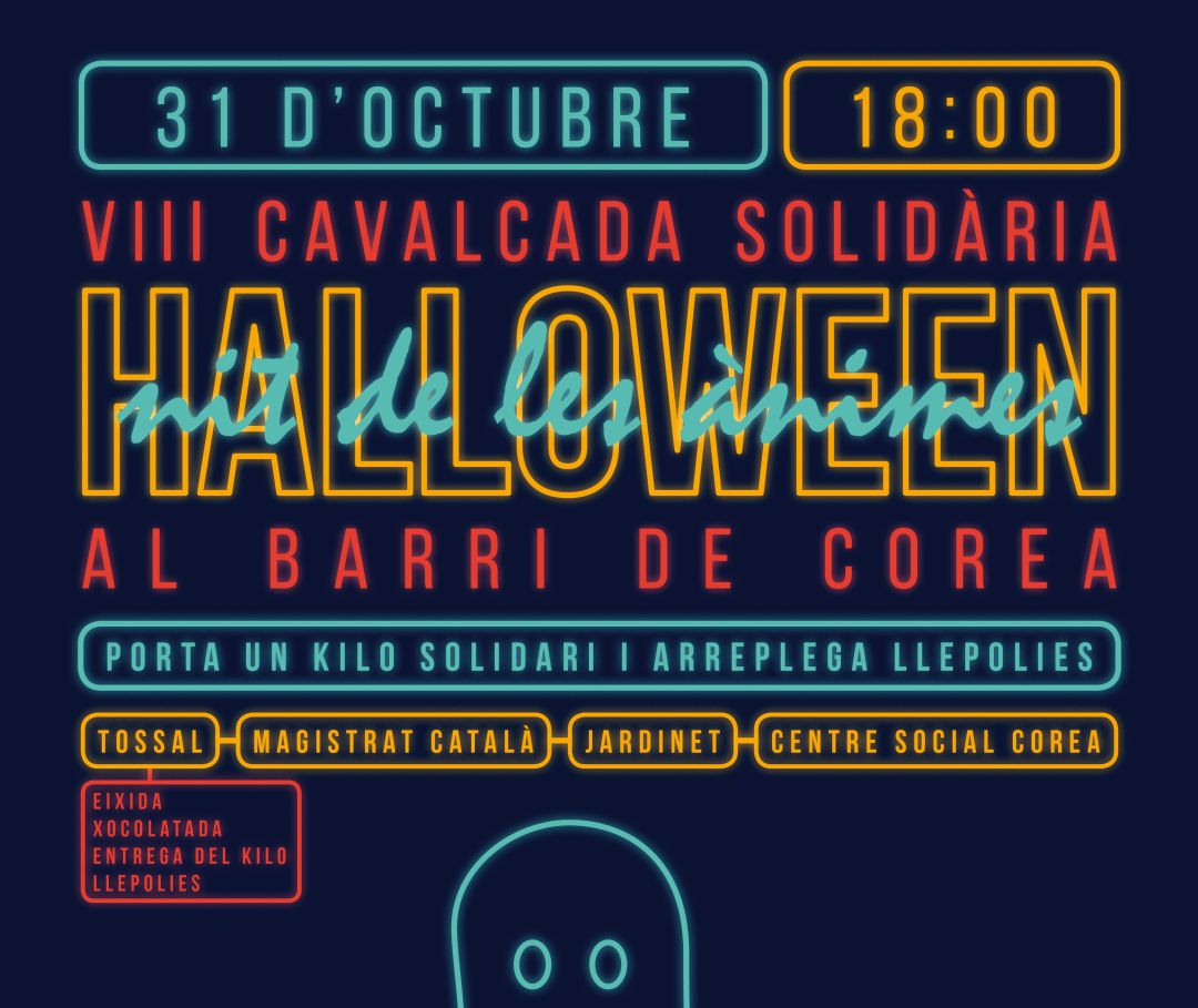 Cartel de la Cabalgata Halloween. Cartel de la Cabalgata Halloween.