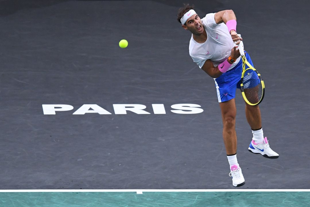 Rafa Nadal, en el Masters 1000 de Paris Rafa Nadal, en el Masters 1000 de Paris