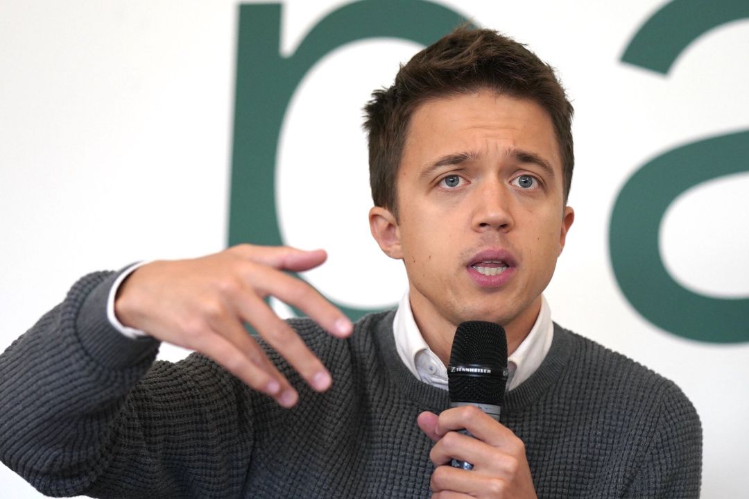 El candidato de Más País-Equo a la Presidencia del Gobierno, Íñigo Errejón durante un acto político en Bilbao. El candidato de Más País-Equo a la Presidencia del Gobierno, Íñigo Errejón durante un acto político en Bilbao.