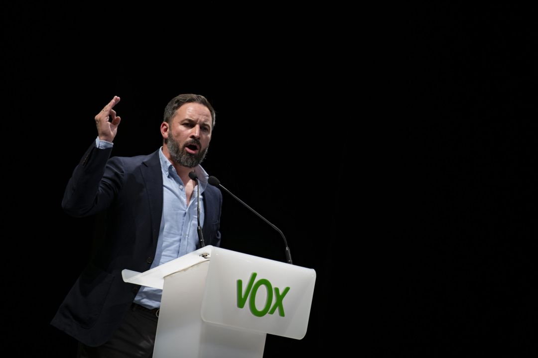 El presidente de Vox, Santiago Abascal. El presidente de Vox, Santiago Abascal.