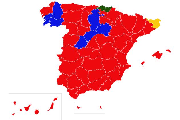 La provincia más fiel, los feudos inexpugnables y otros datos de las 14 elecciones generales de la democracia La provincia más fiel, los feudos inexpugnables y otros datos de las 14 elecciones generales de la democracia
