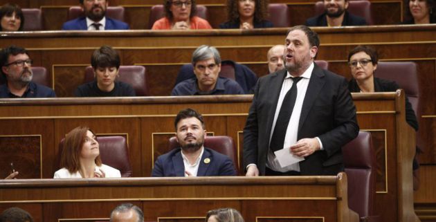 Junqueras promete el cargo de diputado por ERC en el Congreso Junqueras promete el cargo de diputado por ERC en el Congreso
