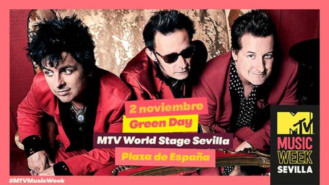 El grupo norteamericano Green Day ofrece en la plaza de España de Sevilla su único concierto en España dentro de los actos programados por MTV El grupo norteamericano Green Day ofrece en la plaza de España de Sevilla su único concierto en España dentro de los actos programados por MTV
