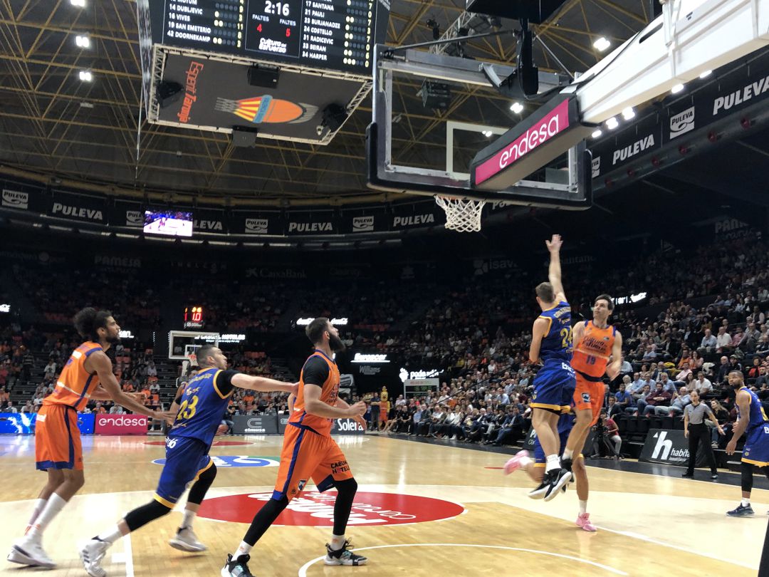 El Valencia Basket y el Herbalife Gran Canaria, en la Fonteta. El Valencia Basket y el Herbalife Gran Canaria, en la Fonteta.