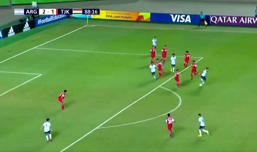 Así fue la ruleta de Matías Palacios en el Mundial sub 17 Así fue la ruleta de Matías Palacios en el Mundial sub 17