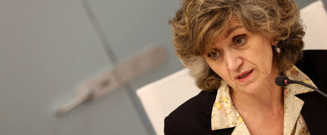 La ministra de Sanidad en funciones, María Luisa Carcedo La ministra de Sanidad en funciones, María Luisa Carcedo