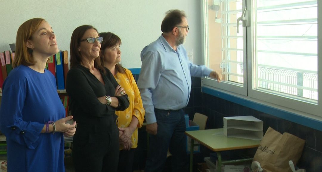 Visita de la Diputació de València al colegio de Potries. Visita de la Diputació de València al colegio de Potries.