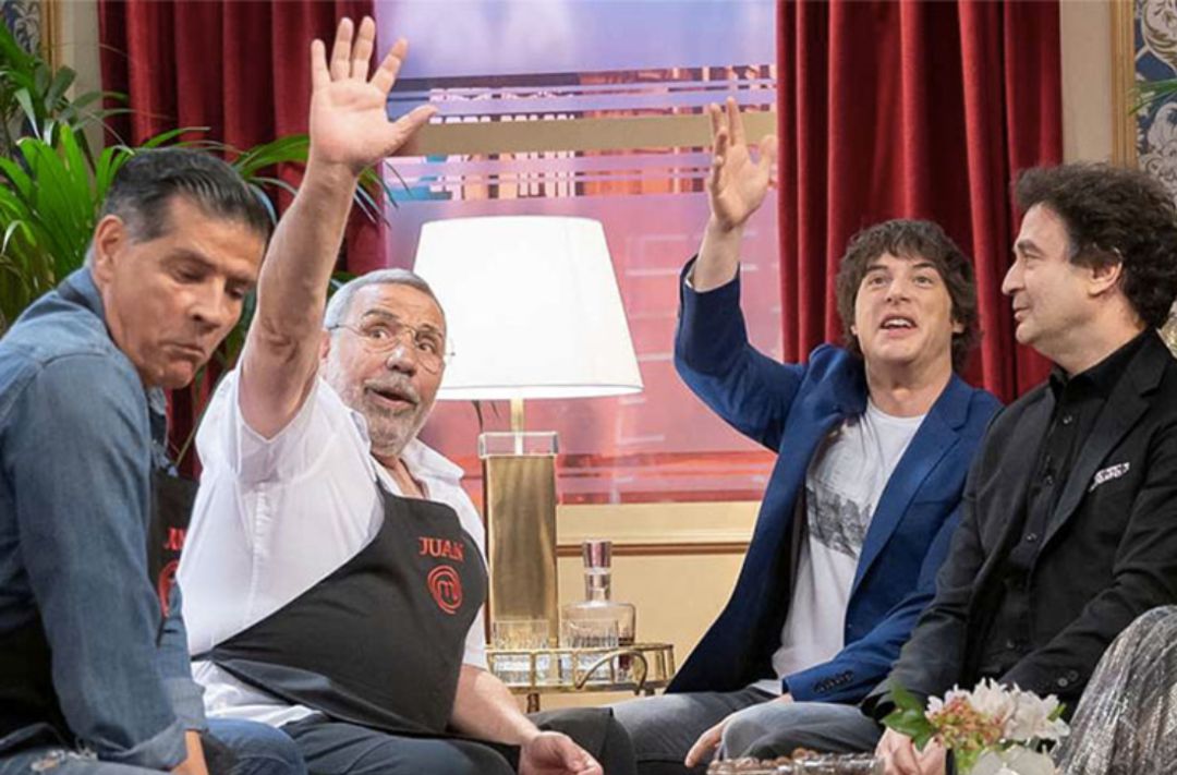 Los Chunguitos junto a Pepe Rodríguez y Jordi Cruz, en 'Masterchef Celebrity' Los Chunguitos junto a Pepe Rodríguez y Jordi Cruz, en 'Masterchef Celebrity'