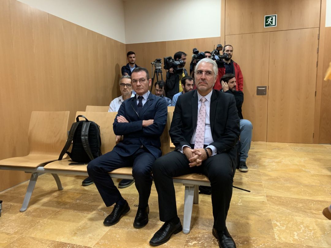 Mauricio García de la Vega en el juicio contra el Real Murcia Mauricio García de la Vega en el juicio contra el Real Murcia