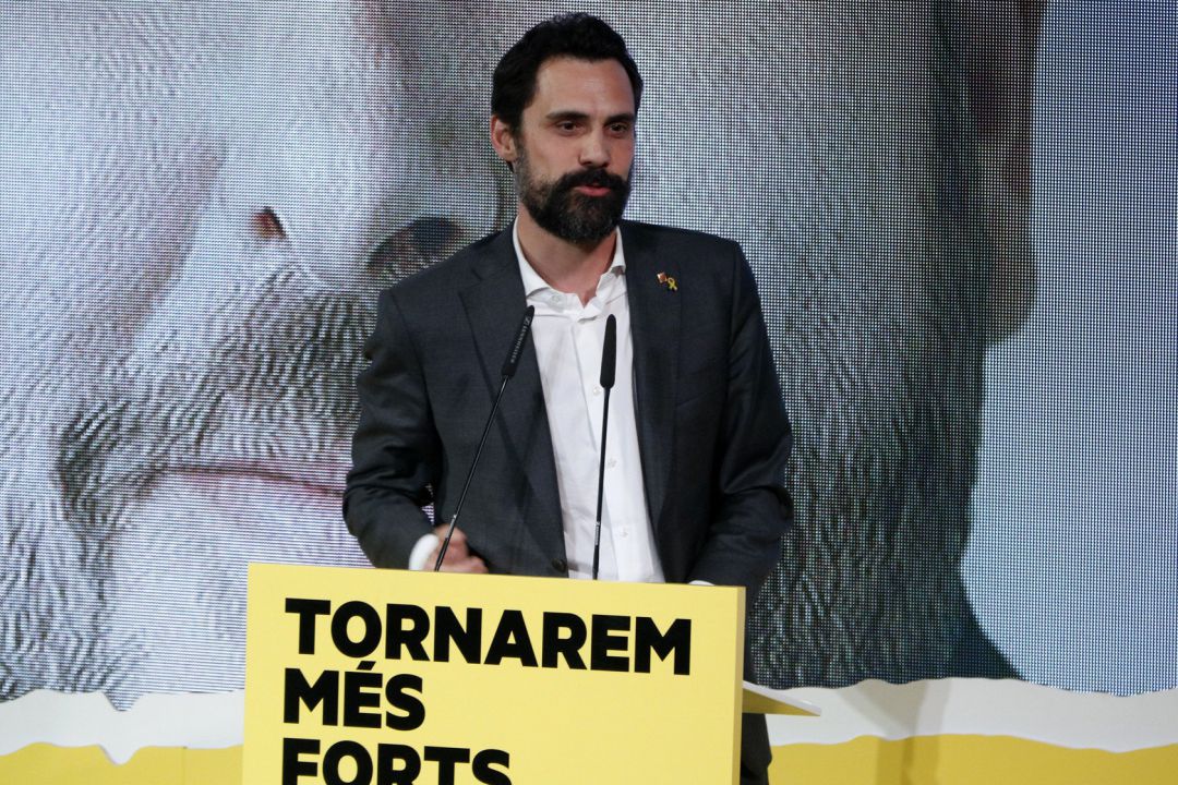 El presidente del Parlament, Roger Torrent El presidente del Parlament, Roger Torrent