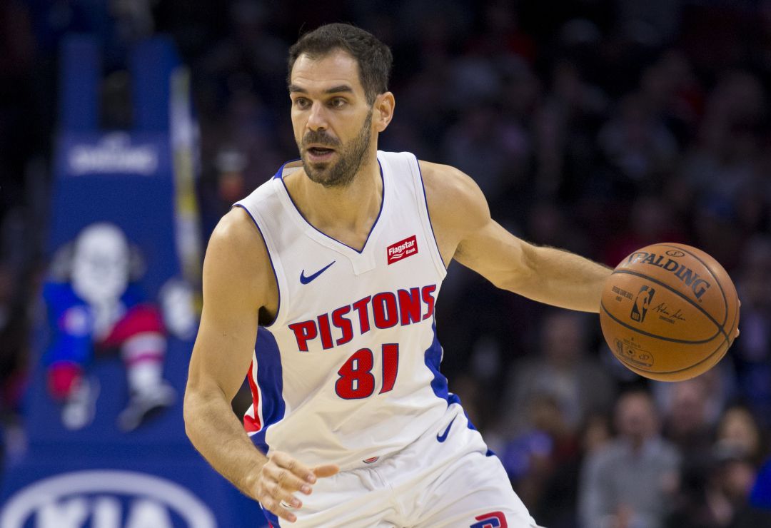 José Manuel Calderón durante un partido de la NBA José Manuel Calderón durante un partido de la NBA