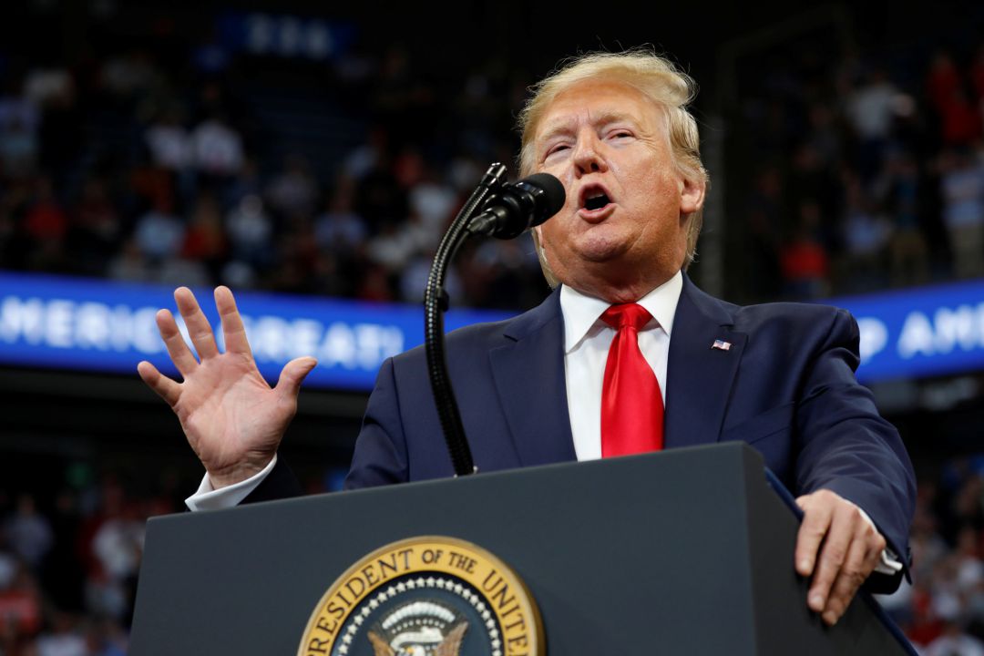 El presidente de EEUU Donald Trump. El presidente de EEUU Donald Trump.