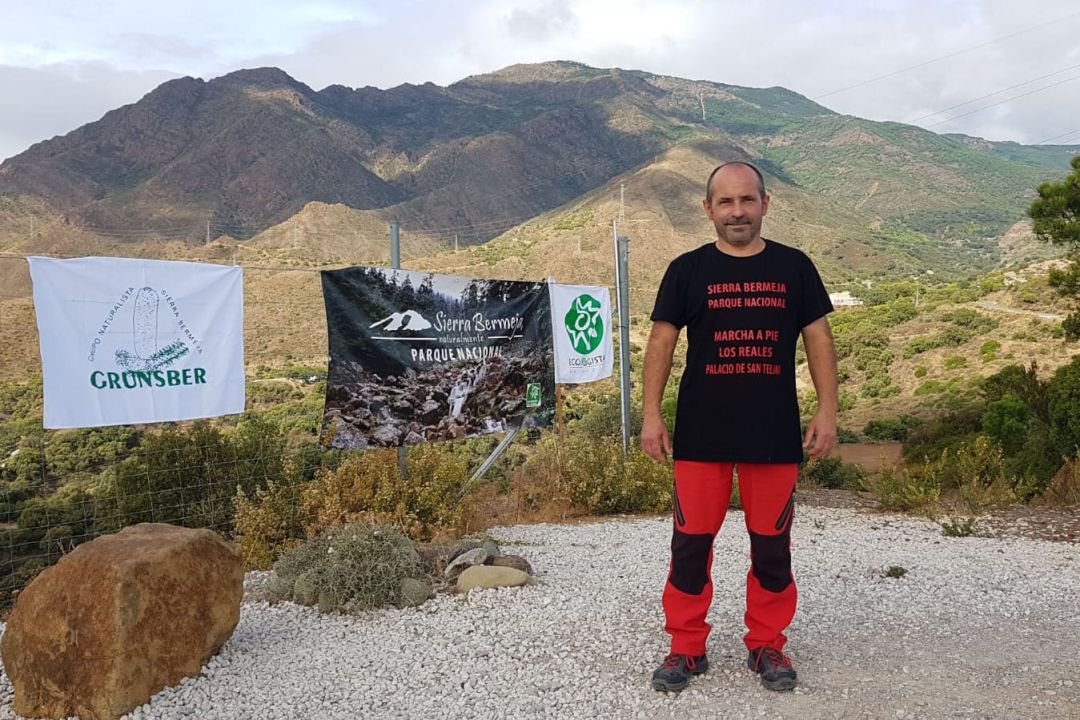 Un vecino de Alpandeire viaja a pie hasta Sevilla para reivindicar que Sierra Bermeja sea Parque Nacional Un vecino de Alpandeire viaja a pie hasta Sevilla para reivindicar que Sierra Bermeja sea Parque Nacional