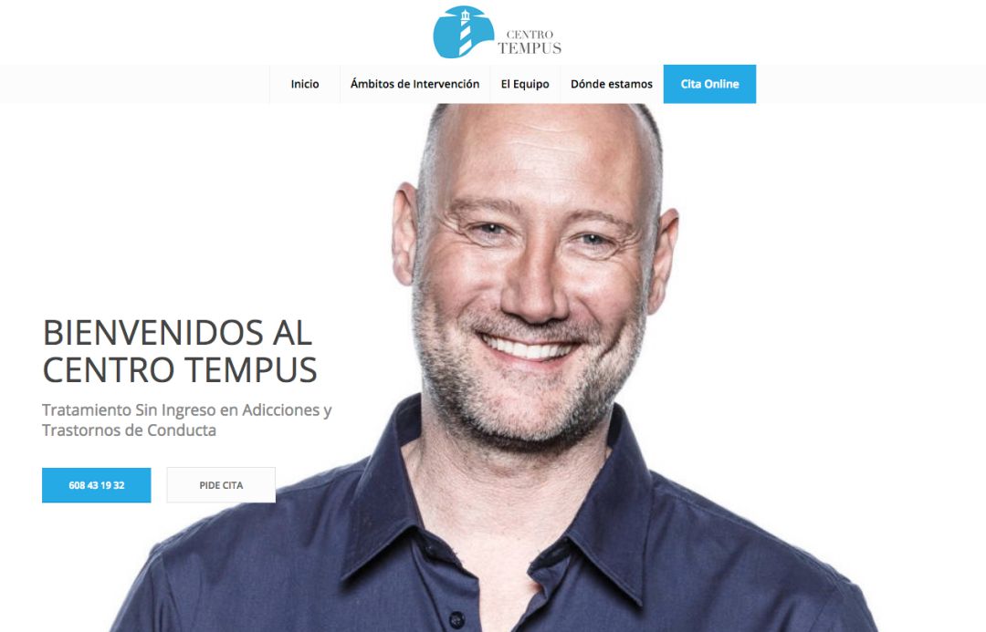 Foto de Pedro García Aguado con la que se publicita el Centro Tempus Foto de Pedro García Aguado con la que se publicita el Centro Tempus