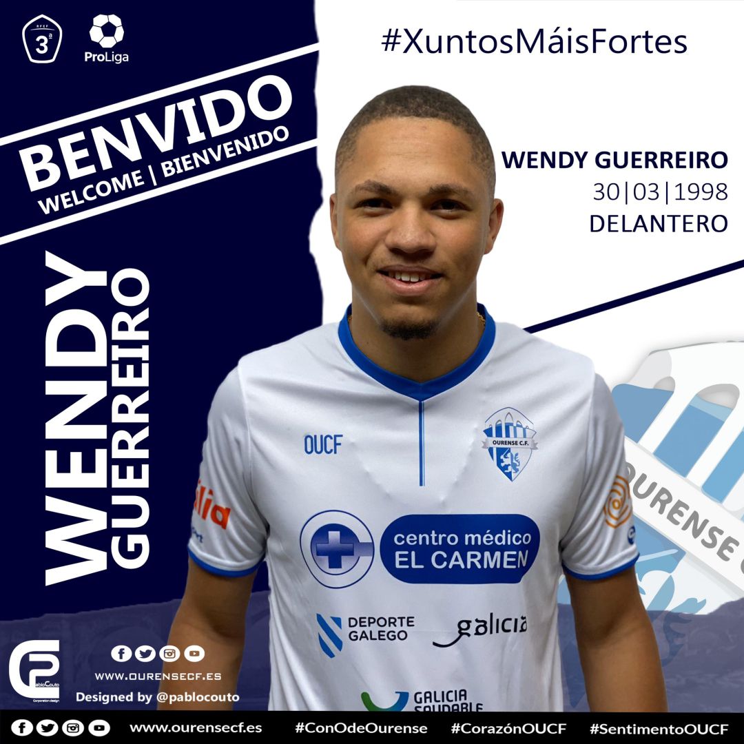 Wendy, llega al Ourense CF como un jugador de una gran proyección Wendy, llega al Ourense CF como un jugador de una gran proyección
