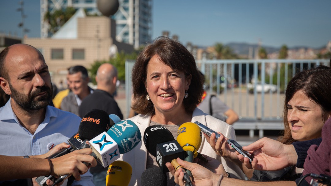 La Fiscalía investiga a Paluzie por decir que los altercados tras la sentencia del procés "hacen visible el conflicto" fuera