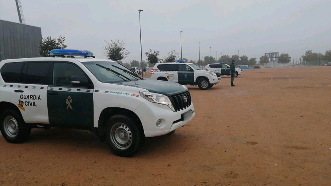 La Guardia Civil, en el estadio El Arcángel La Guardia Civil, en el estadio El Arcángel