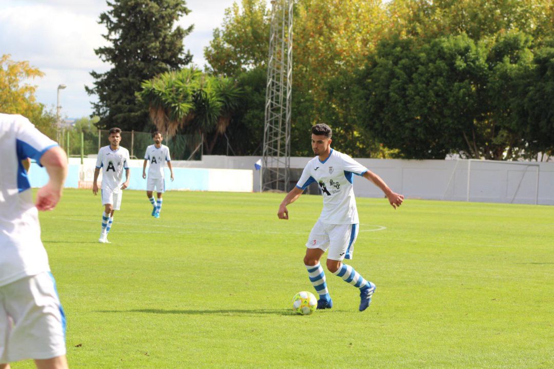 José Alvarado durante un partido esta temporada con el Arcos CF José Alvarado durante un partido esta temporada con el Arcos CF