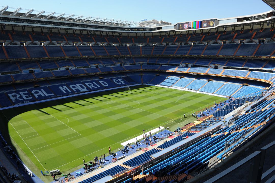 El estadio Santiago Bernabéu de Madrid El estadio Santiago Bernabéu de Madrid