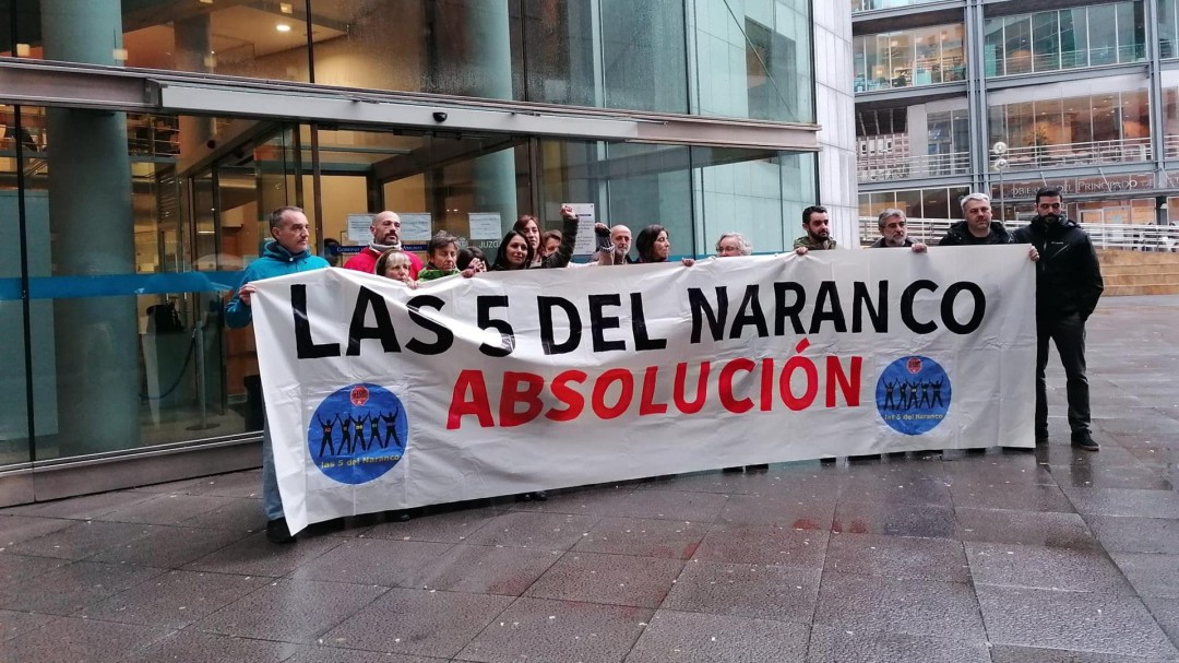 "La única violencia fue por parte de la Policía", declaran los procesados por intentar impedir un desahucio