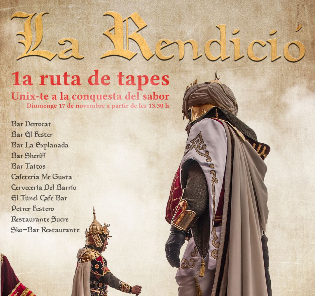 Cartel de la ruta de tapas Cartel de la ruta de tapas