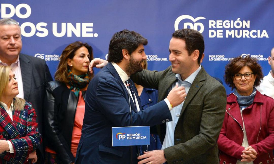 López Miras: "Tenemos la oportunidad de que un ministro murciano, García Egea, saque la Región del ostracismo" López Miras: "Tenemos la oportunidad de que un ministro murciano, García Egea, saque la Región del ostracismo"