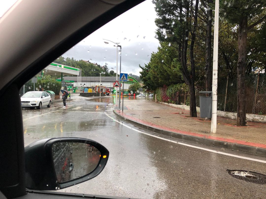 Carretera N-634, a su paso por la gasolinera de Vista Alegra. Carretera N-634, a su paso por la gasolinera de Vista Alegra.