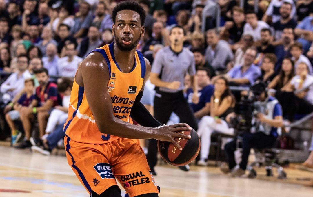 Jordan Loyd, en un partido con el Valencia Basket. Jordan Loyd, en un partido con el Valencia Basket.