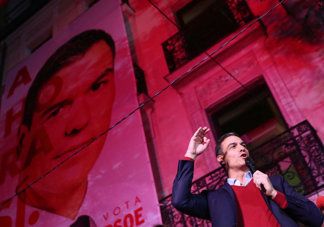 El PSOE gana las elecciones, el PP sube, VOX se dispara y Cs se hunde