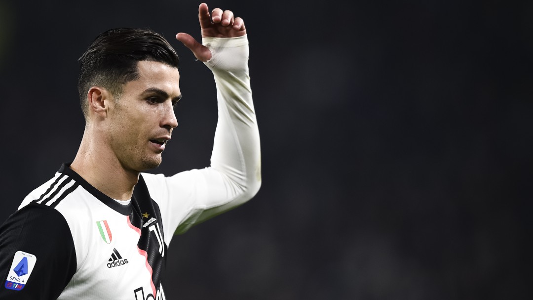 Cristiano Ronaldo se marchó del estadio de la Juventus tras el cambio ante el Milan