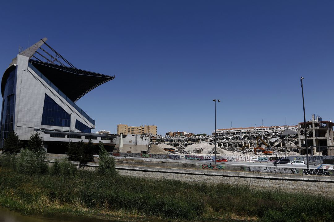 Los restos del Vicente Calderón Los restos del Vicente Calderón
