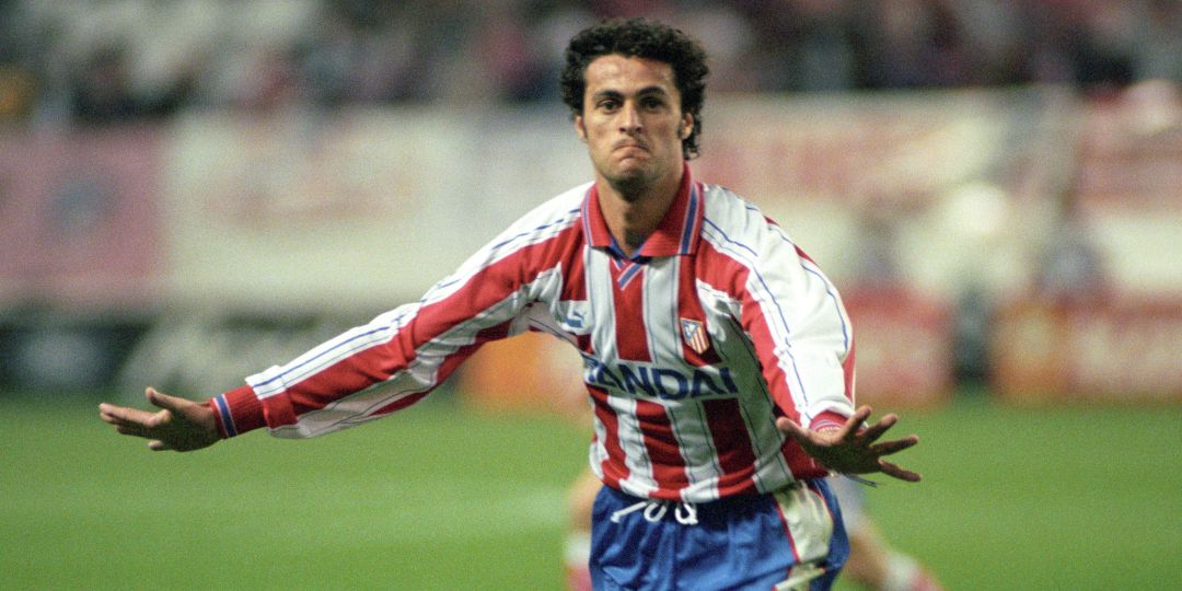 Kiko Narváez celebra un gol con el Atlético de Madrid en 1997 Kiko Narváez celebra un gol con el Atlético de Madrid en 1997