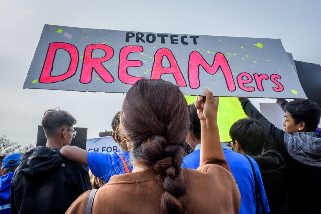 Manifestación de 'dreamers' en EEUU. Manifestación de 'dreamers' en EEUU.