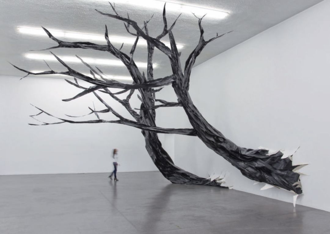 Obra de la artista invitada Amparo Sard. Paisaje desubicado, 2016 Obra de la artista invitada Amparo Sard. Paisaje desubicado, 2016