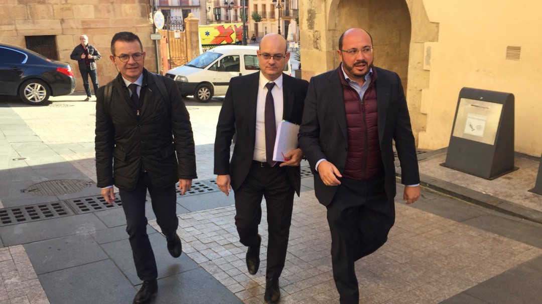 Pedro Antonio Sánchez declara en Lorca por el Caso Guardería
