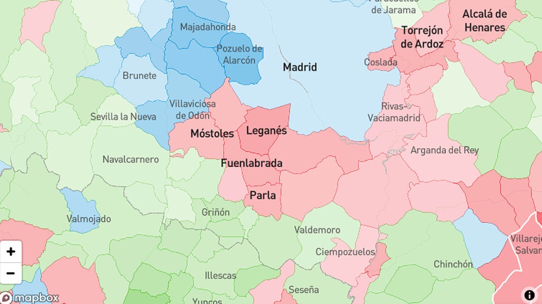 Los barrios del sur de Madrid que votaron a Vox