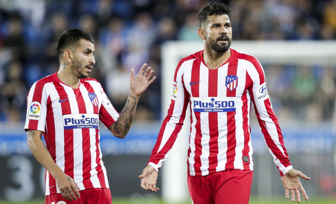 Ángel Correa y Diego Costa, dos de los jugadores del Atlético cuya continuidad ha estado recientemente en entredicho Ángel Correa y Diego Costa, dos de los jugadores del Atlético cuya continuidad ha estado recientemente en entredicho