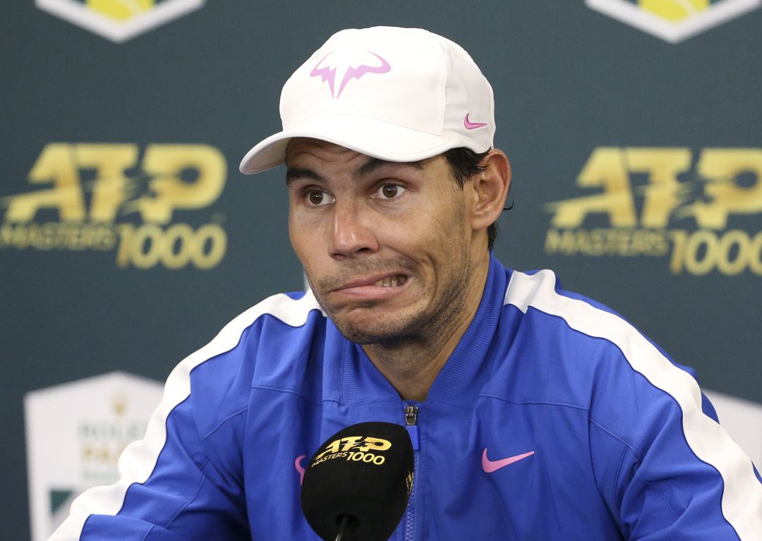 Rafa Nadal en rueda de prensa Rafa Nadal en rueda de prensa