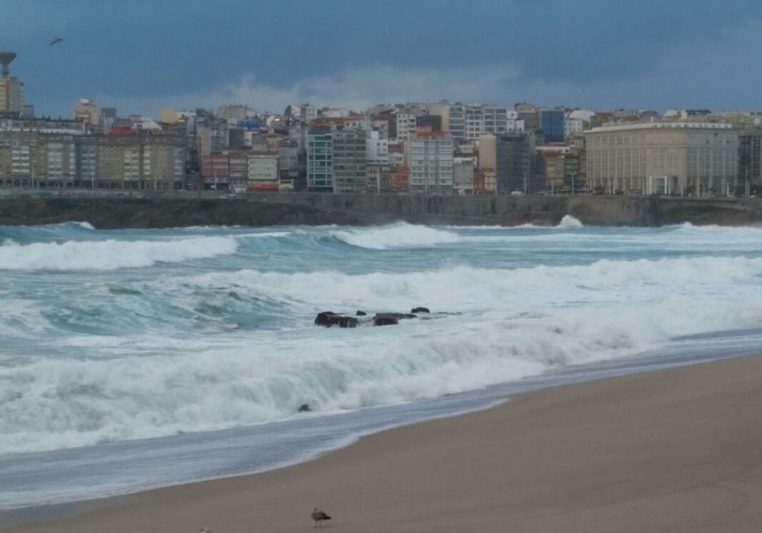 Alerta roja por temporal en la costa de la provincia de A Coruña