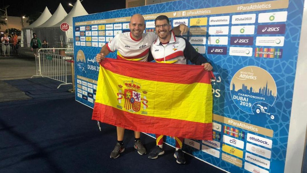 Héctor Cabrera, subcampeón del mundo en lanzamiento de jabalina en el Mundial paralímpico de Dubái