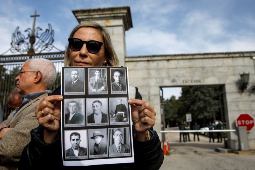 Silvia Navarro, miembro de una de las organizaciones que representan a las familias de las víctimas de la guerra civil Silvia Navarro, miembro de una de las organizaciones que representan a las familias de las víctimas de la guerra civil