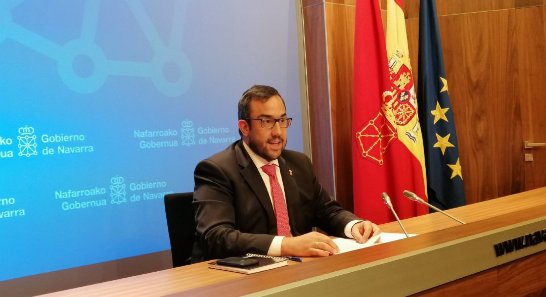 El portavoz del Gobierno de Navarra, Javier Remírez El portavoz del Gobierno de Navarra, Javier Remírez