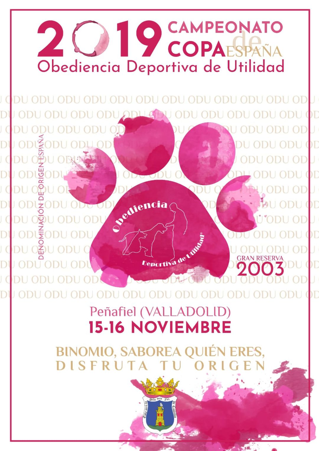 Cartel de promoción de la Copa de España en Peñafiel Cartel de promoción de la Copa de España en Peñafiel