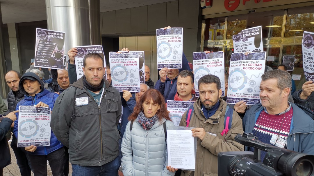 Los sindicatos convocan ocho jornadas mas de huelga en el metal