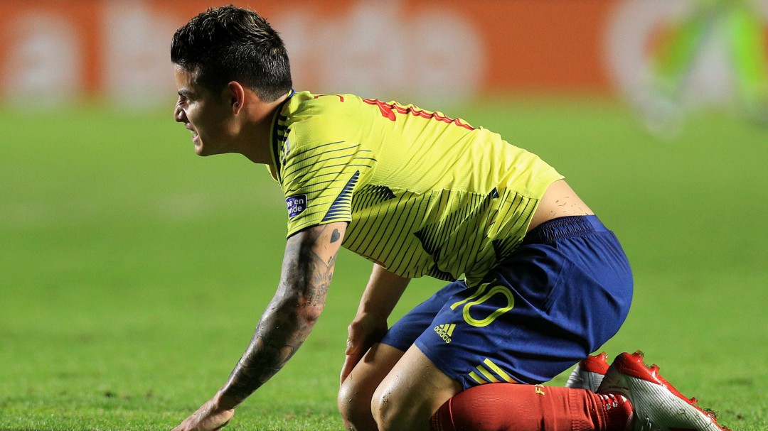 James Rodríguez se lesiona con la Selección Colombiana