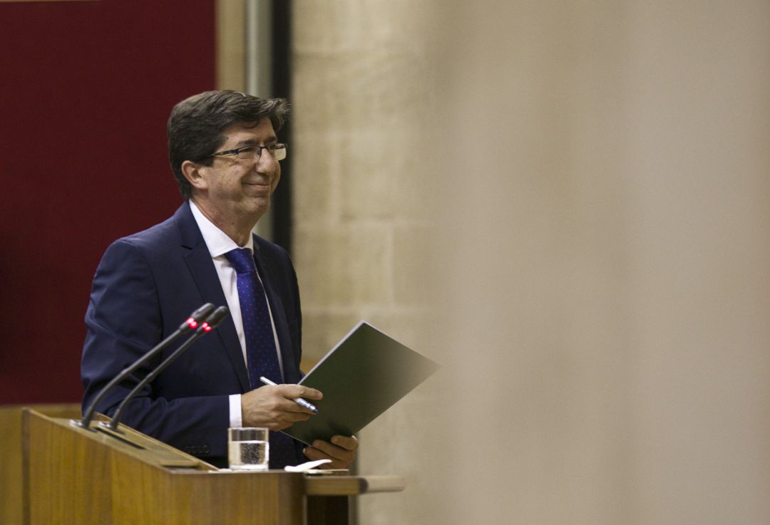 El vicepresidente de la Junda de Andalucía, Juan Marín. El vicepresidente de la Junda de Andalucía, Juan Marín.