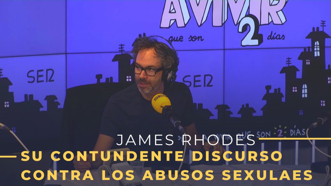 El contundente discurso de James Rhodes contra los abusos sexuales