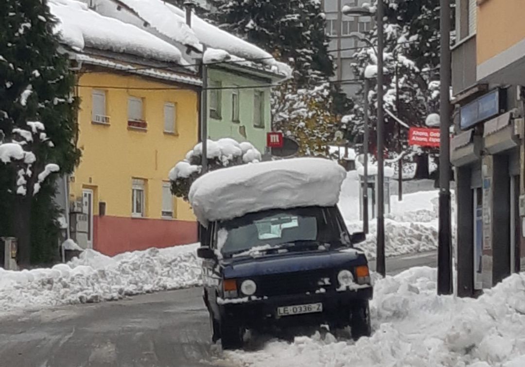 Parte del Alto Sil y Laciana, sin luz ni teléfono debido al temporal de nieve