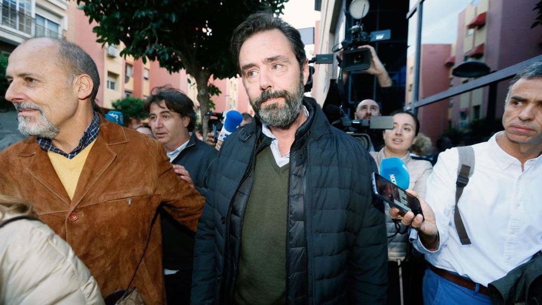 Miguel López tras conocer la decisión del jurado Miguel López tras conocer la decisión del jurado